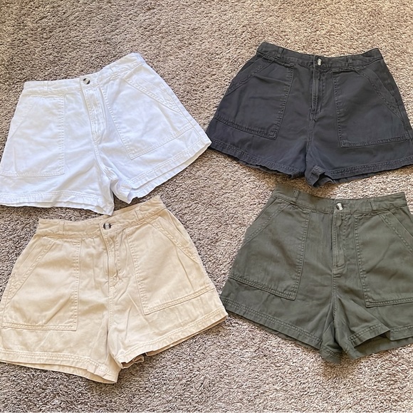 universal thread high waist linen blend shorts - Picture 2 of 10